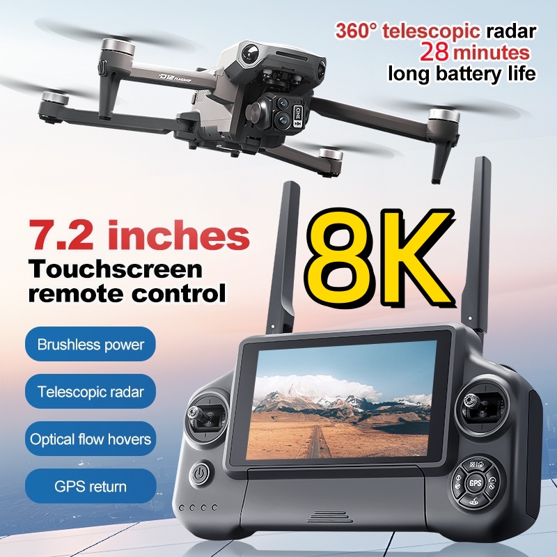 Drone RC con Gimbal a 3 Assi 8 - Drone Camera With Gimbal recensione e prezzo