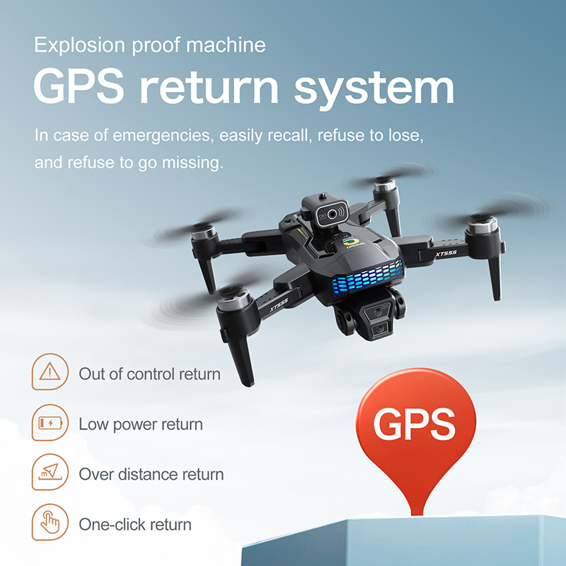 Nuovo Drone RC XT555 GPS con D - Drone Camera Professional recensione e prezzo