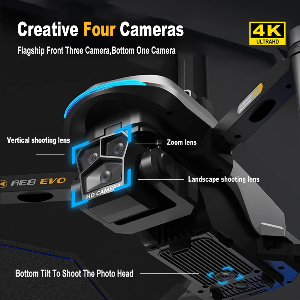 Drone AE8 EVO 4K Professionale - Drone Camera Professional recensione e prezzo