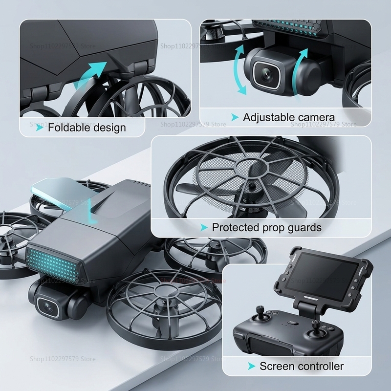 Nuovi Droni M8 GPS 8K Professi - Drone Camera Professional recensione e prezzo