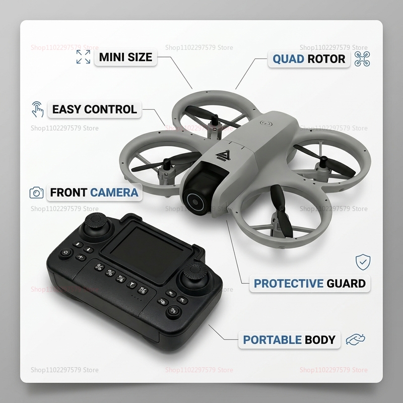 Mini Drone RC 2026 con Telecam - Drone Camera Professional recensione e prezzo